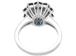 Sapphire Cluster Ring