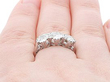 Vintage Trilogy Ring Being Worn on the Hand