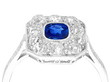 1 Carat Sapphire Ring