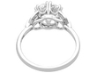 Diamond Solitaire with Diamond Shoulder Accents 