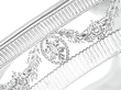 Silver Bread Dish Decoration 