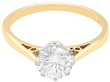 Yellow Gold 1.12 Carat Diamond Ring  
