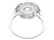 Platinum Cluster Ring back