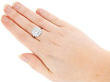 Wearing Image for Diamond Platinum Cluster Ring