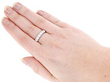 Wearing Image for Platinum and Diamond Eternity Ring