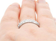 Diamond Eternity Ring Being Worn