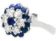Jewellery Set with Sapphires and Diamonds