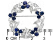 Sapphire Brooch Measurement