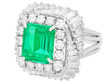 Emerald Diamond Ring