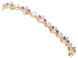 Ruby and Diamond Bracelet Yellow Gold