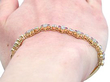 Yellow Gold Bracelet Being Worn