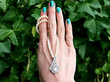 Pearl Strand Necklace with Pendant outside