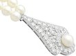 Antique Pearl Strand Necklace with Pendant