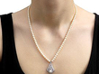 Pearl Strand Necklace Wearing