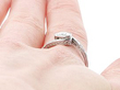 1910s Ring with Diamonds Being Worn