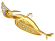 Yellow Gold Bird Brooch