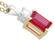Ruby and Diamond Pendant