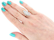 Wearing Image for Marquise Diamond Ring Yellow Gold
