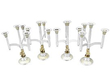 Pair of 3 Arm Silver Candelabra