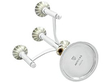 Silver 3 Arm Candelabra