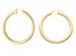 Vintage Yellow Gold Hoop Earrings