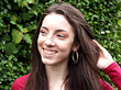 Vintage Yellow Gold Hoop Earrings Wearing