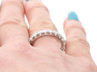 Diamond Band Being Worn