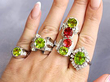 peridot rings 