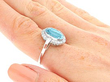 Art Deco Ring on the Hand