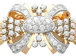 Main setting on diamond bracelet