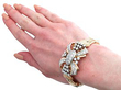 Diamond Bracelet in Yellow Gold and Platinum