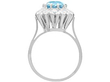 Aquamarine and Diamond Ring