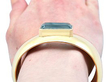 Yellow Gold Bangle Being Worn