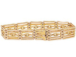 Unusual Gate Bracelet in Yellow Gold