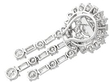 Vintage Diamond Drop Earrings