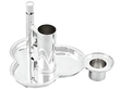Silver Chamberstick Candle Holder