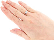 Wearing Image for Antique Old European Cut Diamond Engagement Ring 