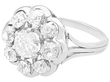Platinum Cluster Ring