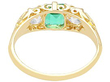 Trilogy Ring with Emerald