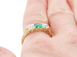 Trilogy Ring on the Hand