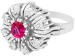 Vintage Ruby and Diamond Ring