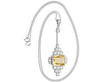 Art Deco Citrine Pendant