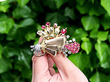 Pink Sapphire Brooch