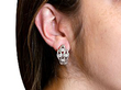 Wearing Image for Vintage Diamond Earrings for Women