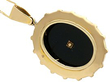 Victorian Seed Pearl Pendant with Onyx 