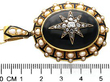 Victorian Seed Pearl Pendant with Onyx 