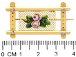 Victorian Brooch Measurements