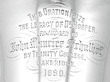 antique Victorian Silver Cup Engraving
