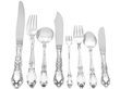 68 Piece Cutlery Set Antique Silver