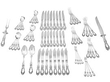 68 Piece Cutlery Set Antique Silver